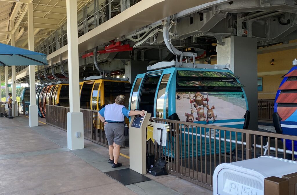 pop century to epcot using disney skyliner