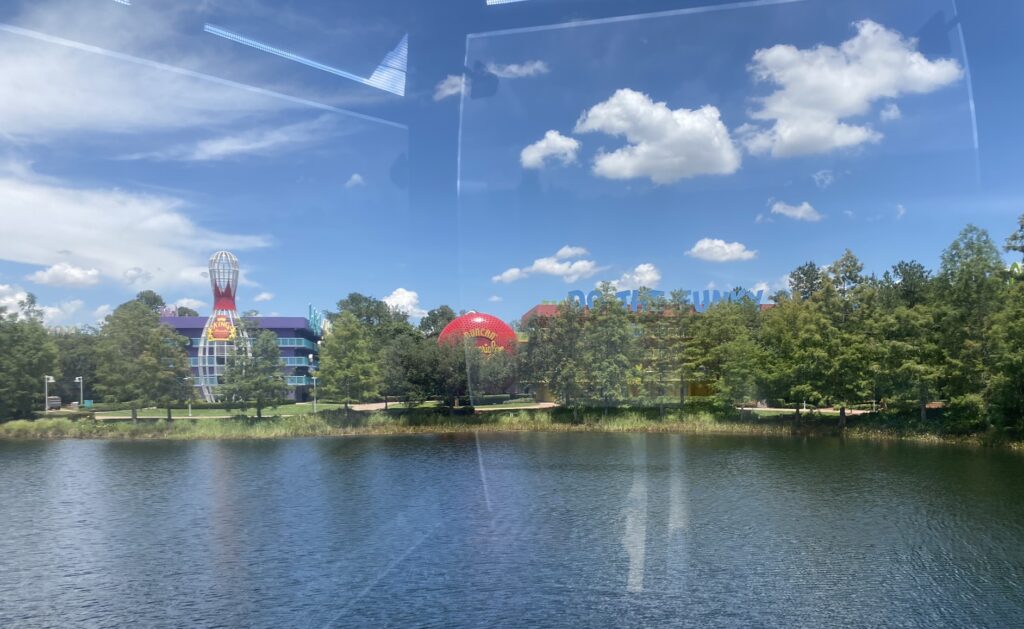 Pop Century skyliner ride