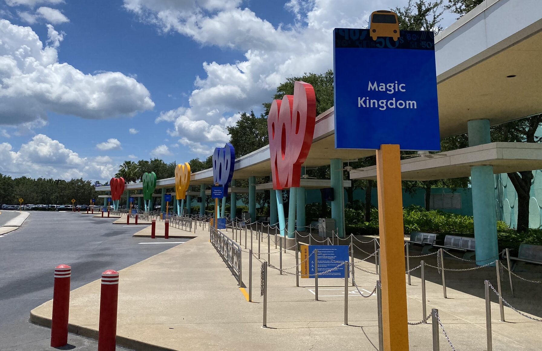 pop century to magic kingdom sign