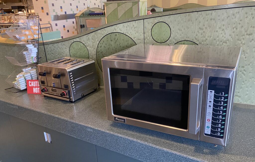 toaster and microwave at pop century