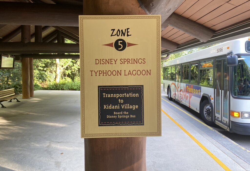 disney springs sign at animal kingdom lodge