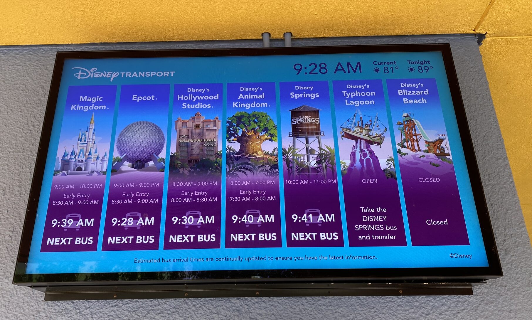 all star movies bus schedule