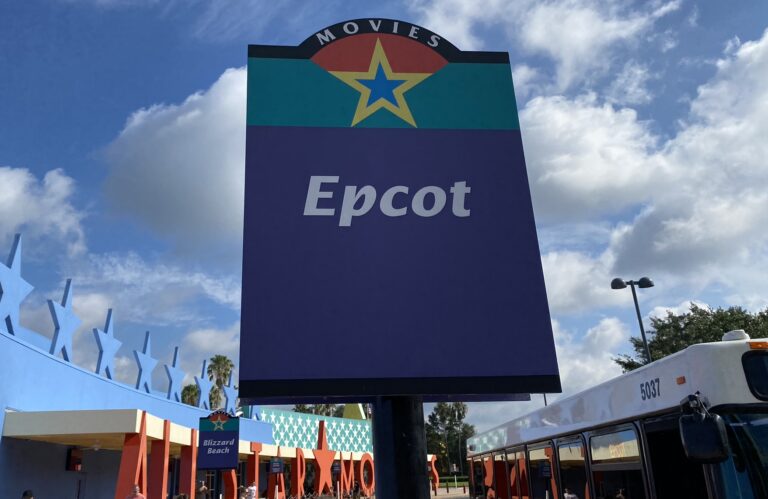 all star movies epcot sign