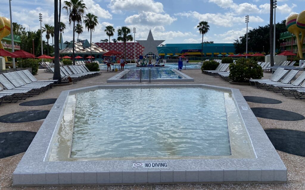 pools at all-star music- kiddie pool