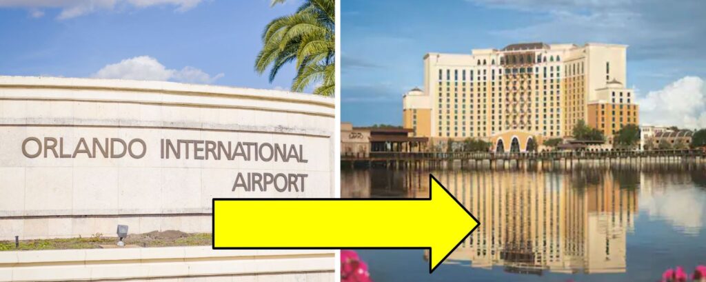 orlando airport to coronado springs resort