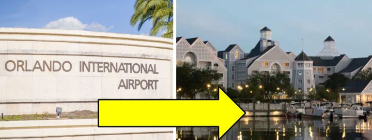 orlando airport to yacht club resort