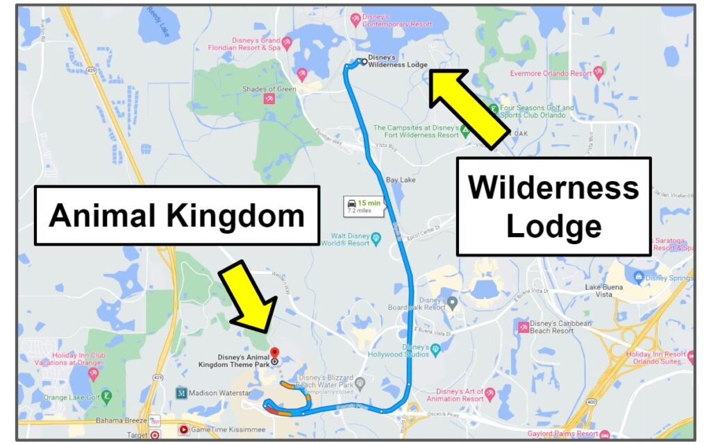 Wilderness Lodge to Animal Kingdom