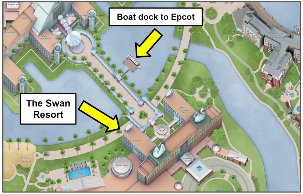 swan resort to epcot