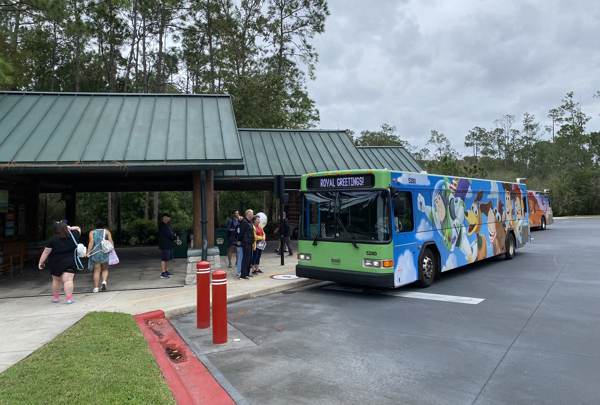 wilderness lodge to blizzard beach by disney bus