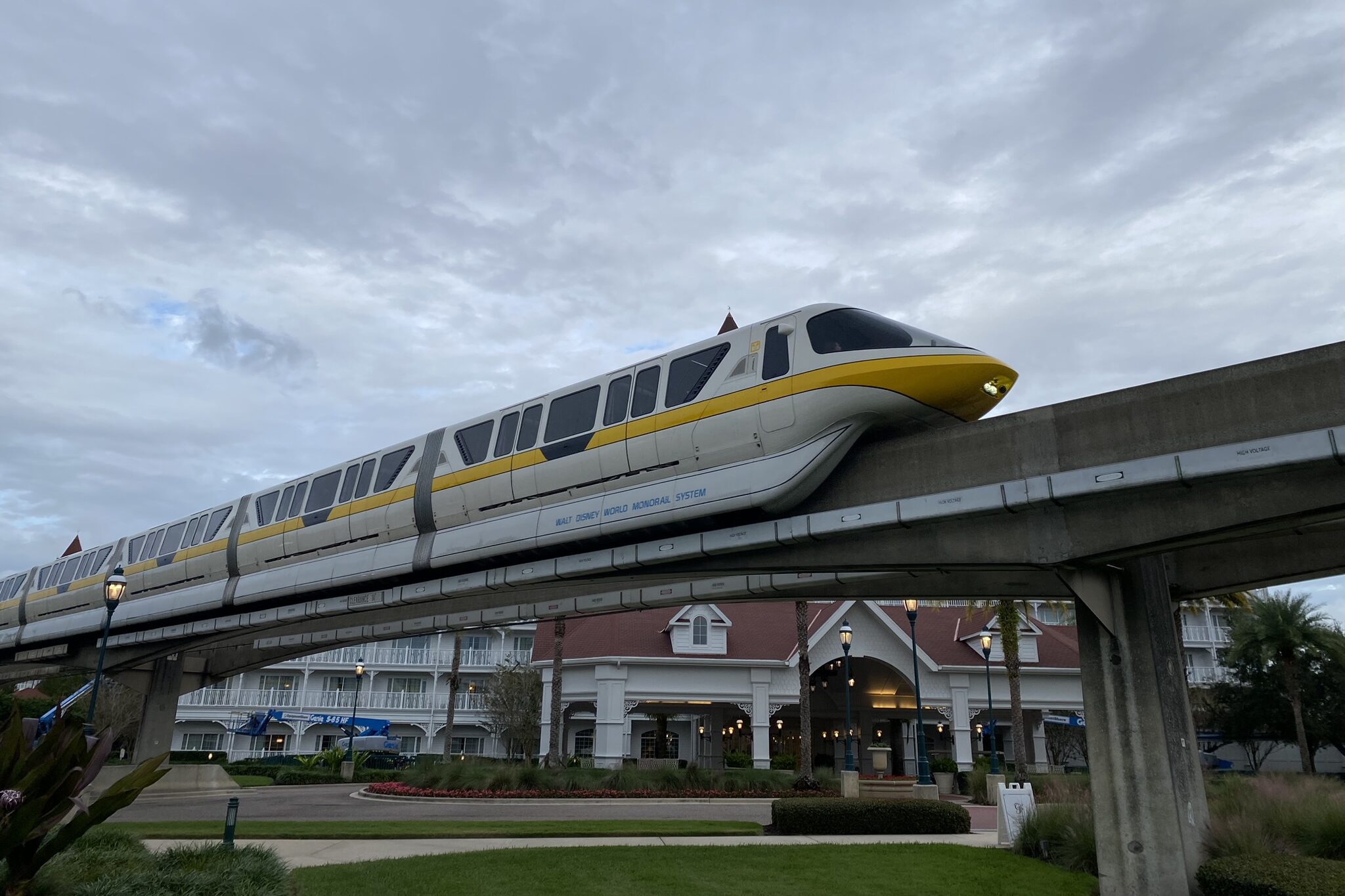 transportation at the grand floridian via monorail