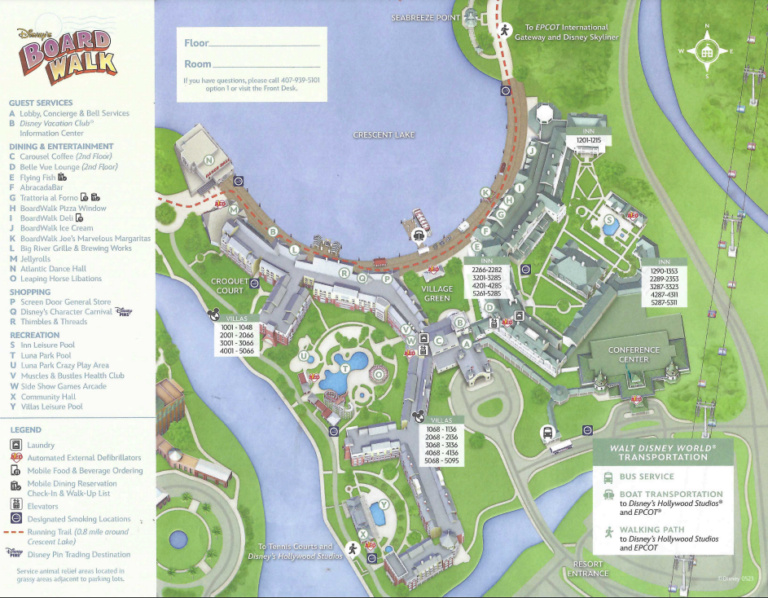 Boardwalk Map