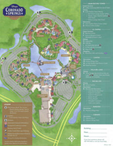 Coronado Springs Map