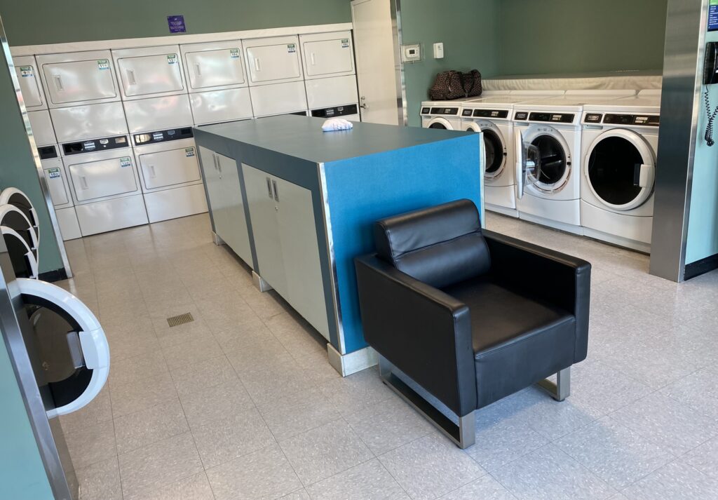 inside the all-star sports laundry room