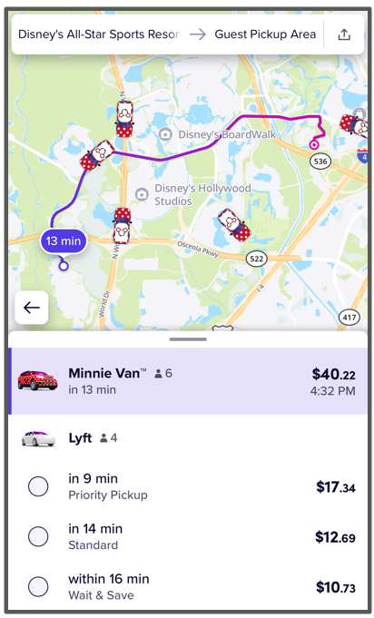 take a lyft from all-star sports to typhoon lagoon