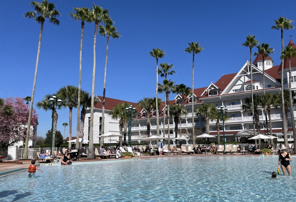 the pools at Disney's Grand Floridian Resort