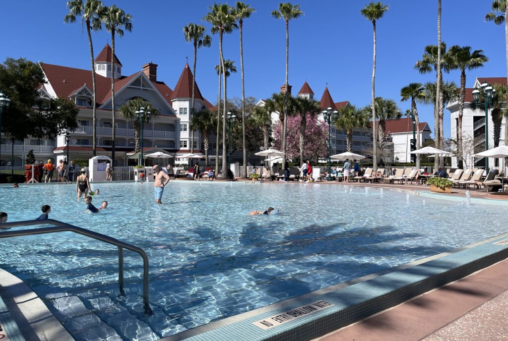 the pools at Disney's Grand Floridian Resort