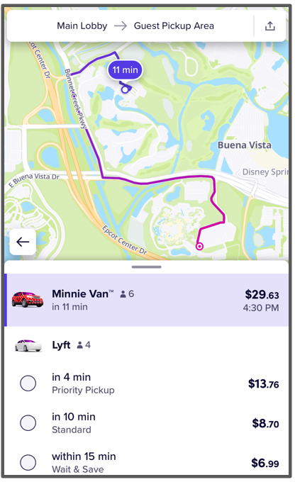 take a lyft from old key west to typhoon lagoon