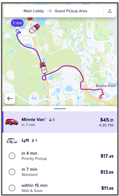 take a lyft from polynesian to typhoon lagoon