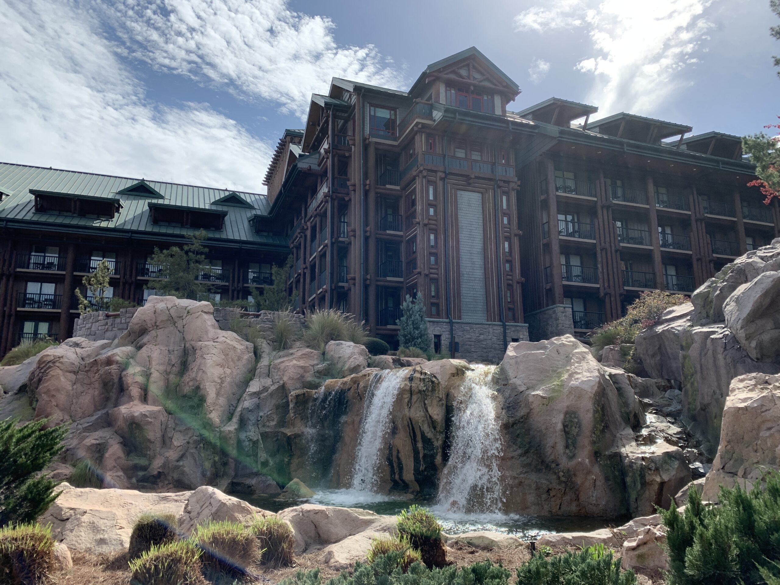 wilderness lodge waterfall on PDF Map 